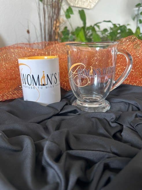11oz White/Golden & 16oz Clear Mug set